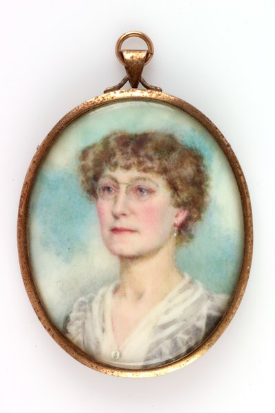 Portrait of Miss Ada de Cardonnel-Lawson by Muriel Linton